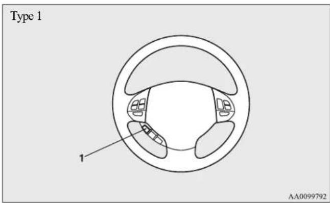 MITSUBISHI Lancer Sportback (2011) - Preparation for voice operation - 1