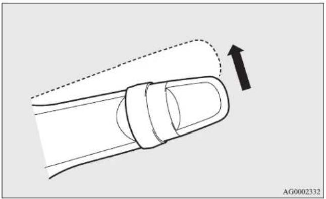 MITSUBISHI Lancer Sportback (2011) - To deactivate the vehicle inclination detection function and the interior intrusion detection function (vehicles equipped with the interior alarm sensor) - 1