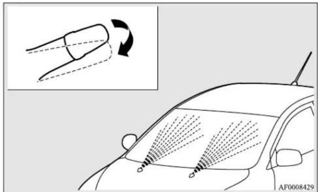 MITSUBISHI Lancer Sportback (2011) - Windshield washer - 1
