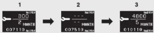 1 800 2 MONTH 007110 miles 2 4800 5 MONTH 007510 miles 3 010110 miles