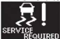 MITSUBISHI Lancer Sportback (2011) - ASC warning display - 3