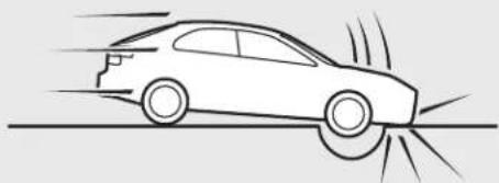 MITSUBISHI Lancer Sportback (2011) - The front airbags and driver's knee airbag MAY DEPLOY when ... - 2