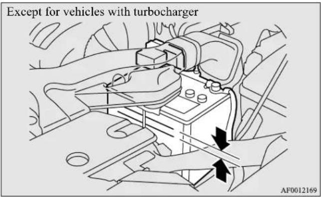 Except for vehicles with turbocharger AF0012169