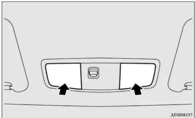 MITSUBISHI Lancer Sportback (2011) - Reading lights - 1