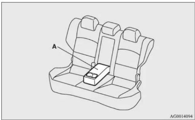 MITSUBISHI Lancer Sportback (2011) - For the rear seat - 1