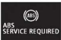 MITSUBISHI Lancer Sportback (2011) - Anti-lock braking system warning light/display - 3