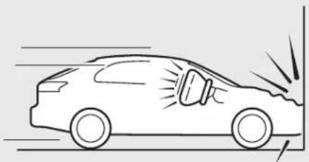 MITSUBISHI Lancer Sportback (2011) - Deployment of front airbags - 1