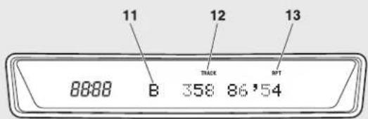 11 12 13 8888 B 358 86'54 TRACK BPT