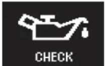 MITSUBISHI Lancer Sportback (2011) - Oil pressure warning display - 1