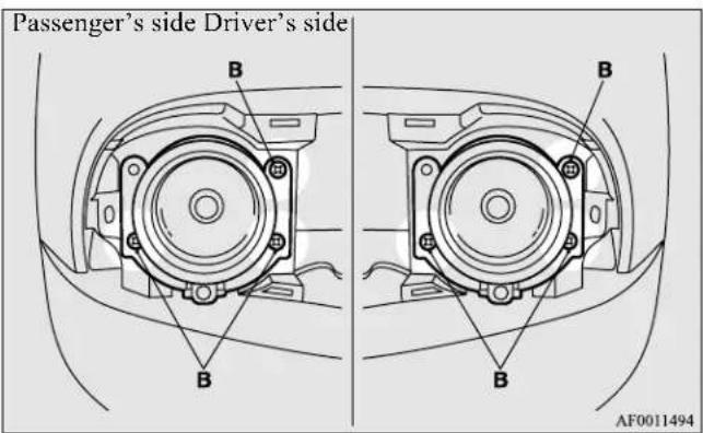 Passenger's side Driver's side B B B AF0011494