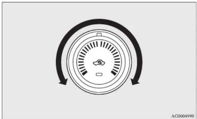 MITSUBISHI Lancer Sportback (2011) - Temperature control dial - 1
