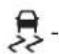 MITSUBISHI Lancer Sportback (2011) - ASC warning display - 1