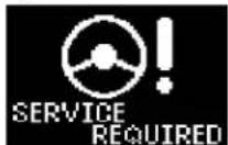 MITSUBISHI Lancer Sportback (2011) - Electronic power steering system warning display - 1