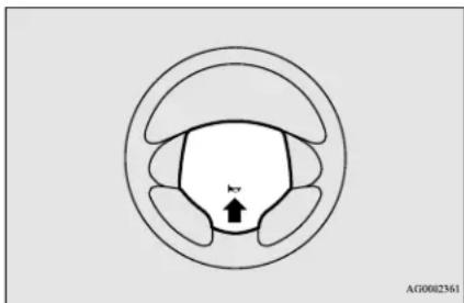 MITSUBISHI i-MiEV (2016) - Horn switch - 1