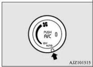 PUSH A/C 0 OFF AUTO AJZ101515