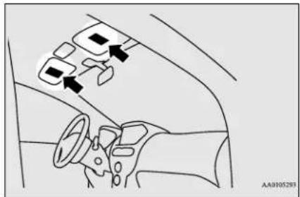 MITSUBISHI i-MiEV (2016) - Warning labels - 1