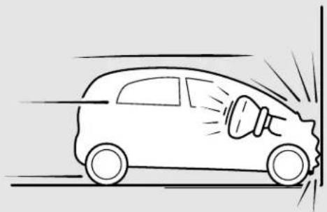MITSUBISHI i-MiEV (2016) - The front airbags ARE DESIGNED TO DEPLOY when... - 1