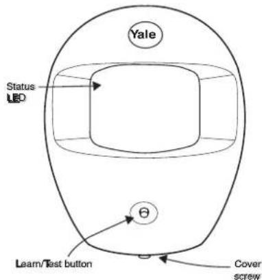 Yale Status LED Learn/Test button Cover screw