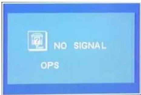 NO SIGNAL OPS