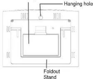 Hanging hole Foldout Stand
