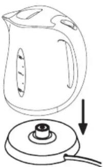 Zelmer 17Z015 - Preparing the kettle for use, switching it on and operating the kettle - 6