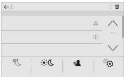 Screenshot of a software toolbar with icons for weather, lighting, and gear settings