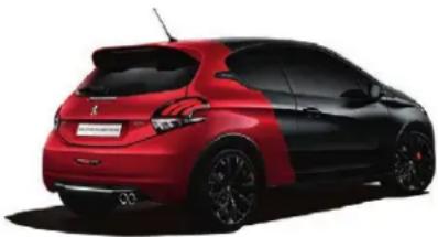Red and black sports car exterior view (no visible text or symbols)