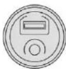 PEUGEOT 208 (9999) - USB port/Jack auxiliary socket - 2