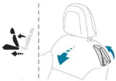 Illustration of a person's torso with abstract shapes and arrows, no text or symbols present