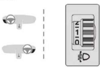 Diagram showing two identical switches connected by a dashed line to a 210Ω meter with a light bulb (no text or symbols)