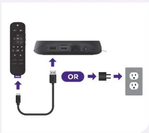 ROKU Ultra 4802R - Charging your remote - 1