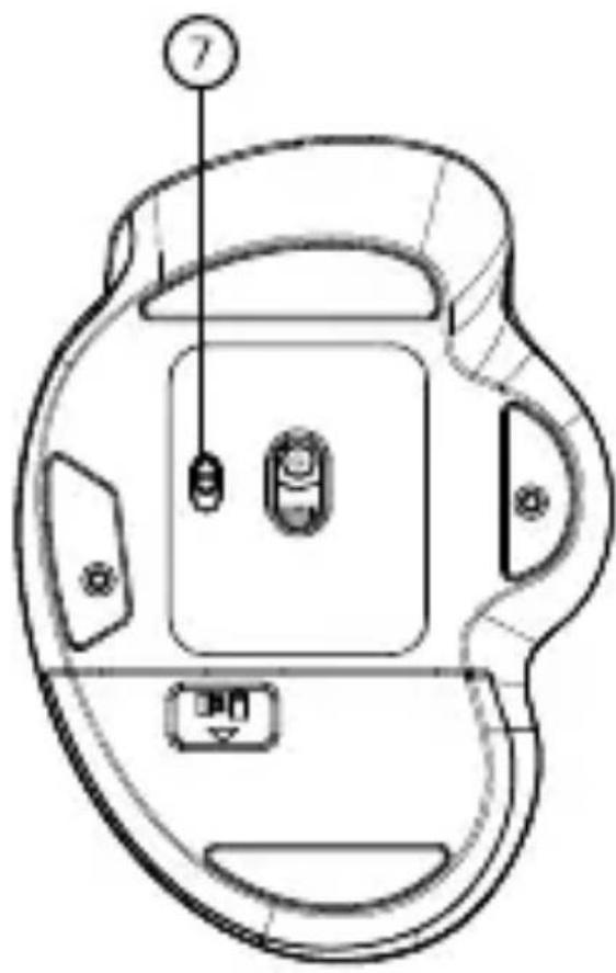 Technical diagram of a device interior with labeled components and numbered callouts