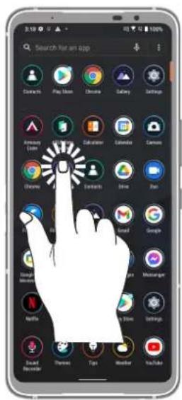 ASUS ROG Phone 6D - Spouštění aplikací - 1