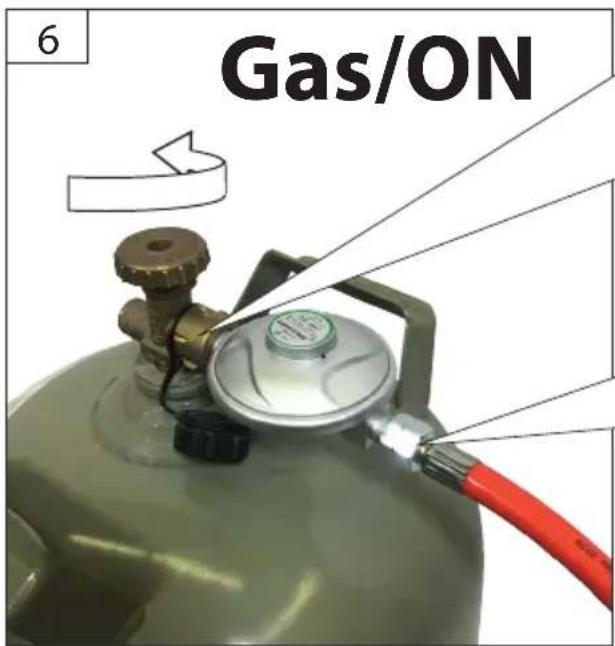 6 Gas/ON
