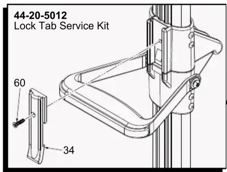 44-20-5012 Lock Tab Service Kit 60 34