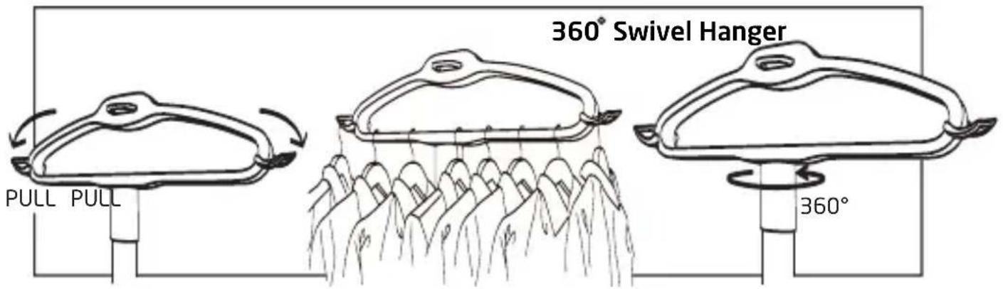 360° Swivel Hanger PULL PULL 360°