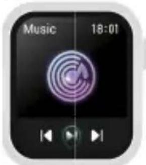 Niceboy WATCH Lite 3 - Hudba - 1