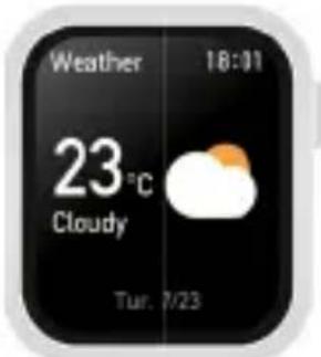 Weather 18:01 23°C Cloudy TUR. 7/23