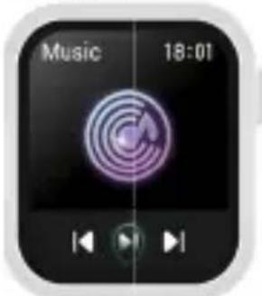 Niceboy WATCH Lite 3 - Musik - 1