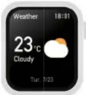 Weather 18:01 23°C Cloudy TUR. 7/23