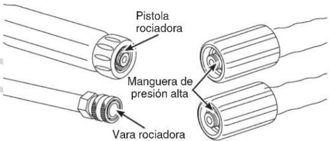 Pistola rociadora Manguera de presión alta Vara rociadora