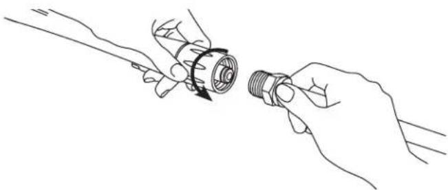 HUSQVARNA HH36 - Check Water Inlet Screen / Connect Garden Hose - 2
