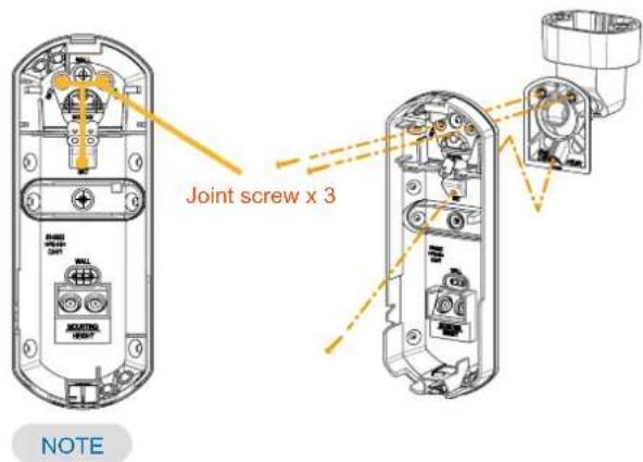 Joint screw x 3 NOTE