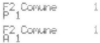 F2 Comune P 1 F2 Comune A 1