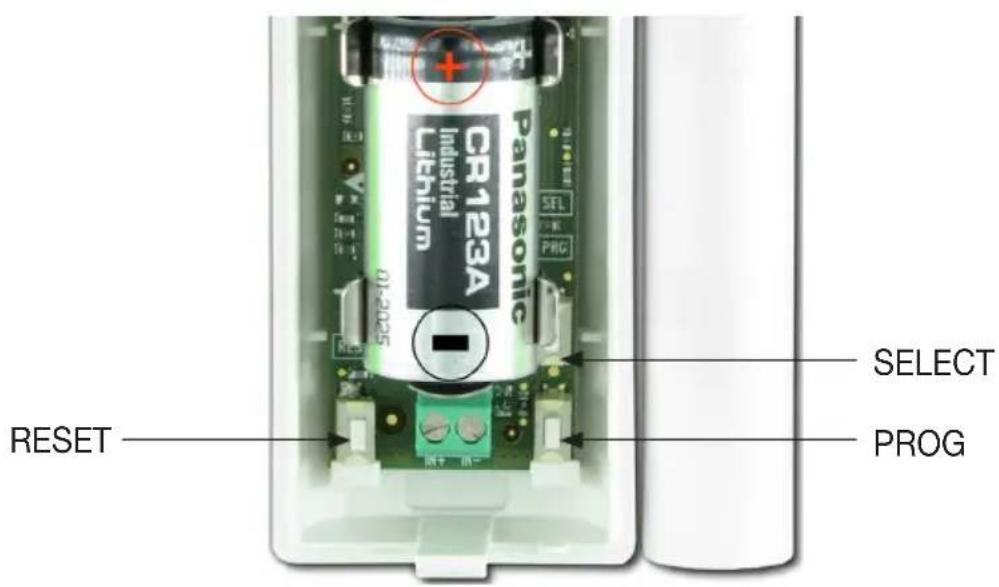 CR123A Industrial Lithium PANASONIC SELECT PROG RESET