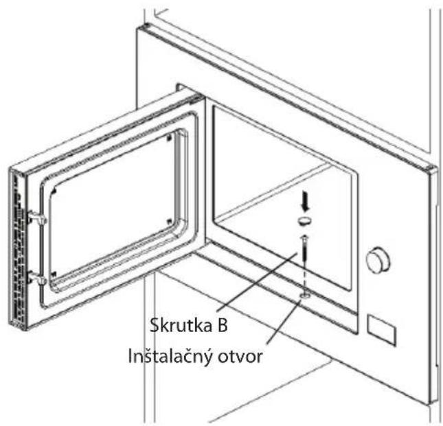 Skrutka B Inštalacný otvor