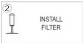Philco PHEM 1000 - Installing the water filter - 12