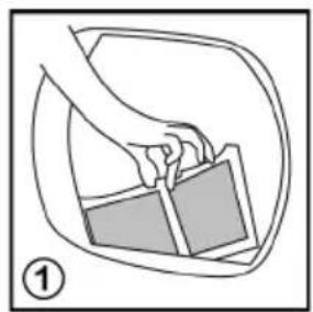 CANDY RO4 H7A1TCEX - Pentru a curăța filtrul de scame - 1