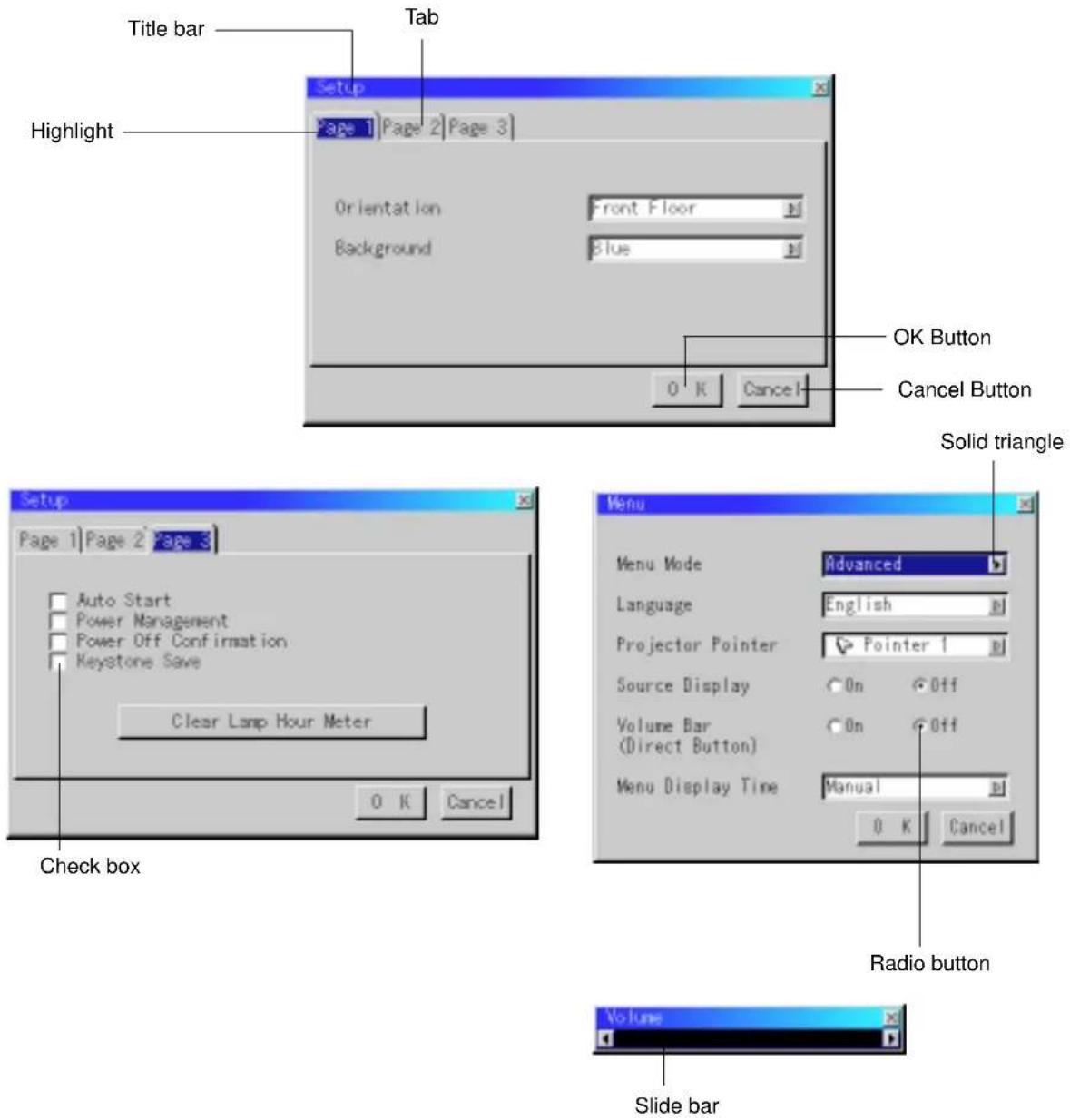 NEC VT440k - Using the Menus - 2