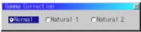 Gamma Correction Normal Natural 1 Natural 2